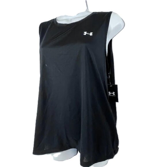 Under Armour Tech Tank Women's Running Tank Large Black - Picture 1 of 5